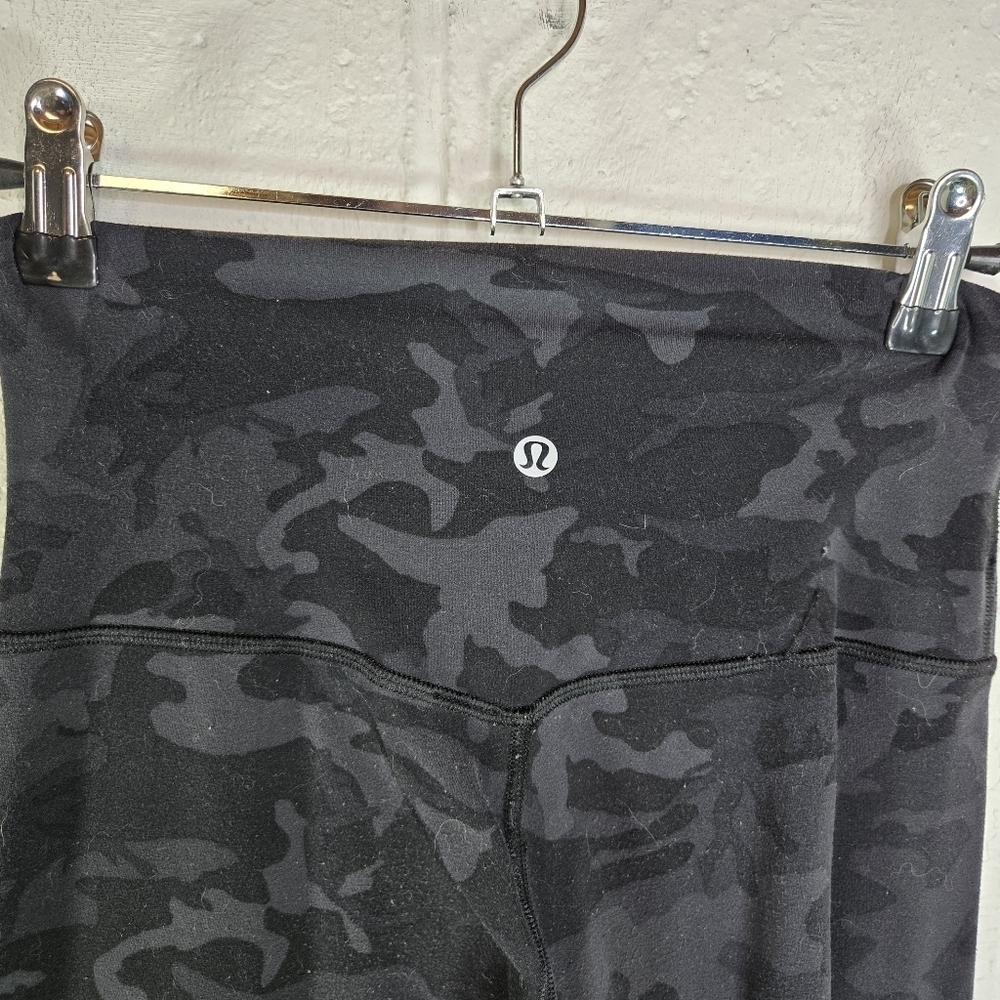Lululemon gray black camo align leggings - Picture 6 of 8